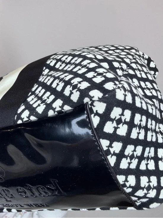 Kate Spade Classic Spade Mona shoulder bag in black and cream EUC Y2K - Picture 9 of 15